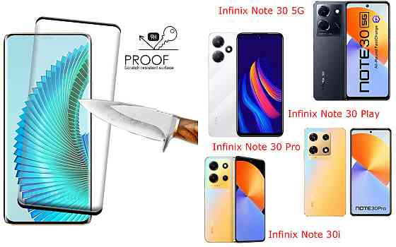 Захисне скло HyperGlass Pro для Infinix Note 30 5G, Note 30 Play, Note 30 Pro, Note 30i – максимальна чутливість та захист Київ