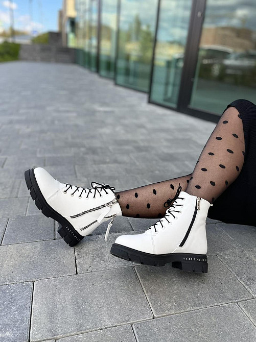 MILLI GOLD Черевики жіночі MILLI GOLD 733-Isabel білі (зима, шкіра натуральна) (2845) 36-39 38 Коломыя - изображение 3