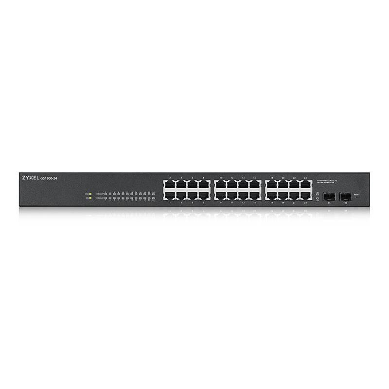 Комутатор ZYXEL GS1900-24 (GS1900-24-EU0102F) (24xGE, 2хSFP, безшумний, WebSmart) Харків - фото 3