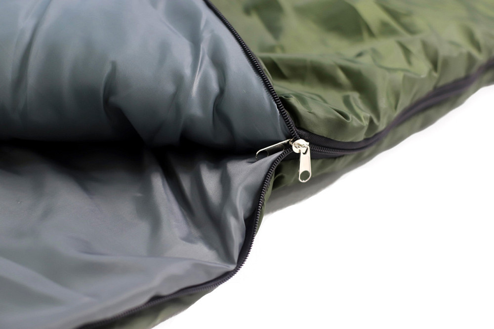 Спальний мішок тактичний OBBA для військових та армії ЗСУ, Спальник-кокон армійський на температуру -10, Зелений Кам'янець-Подільський - фото 8