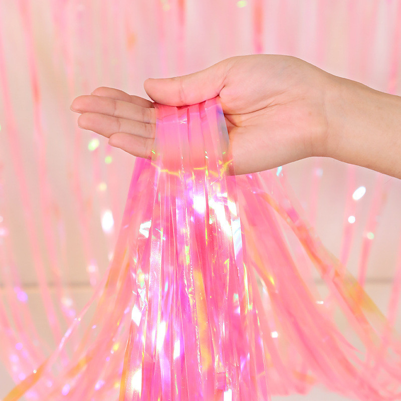 Дождик для фотозоны 2 м на 1 м конфетный розовый Киев - изображение 1
