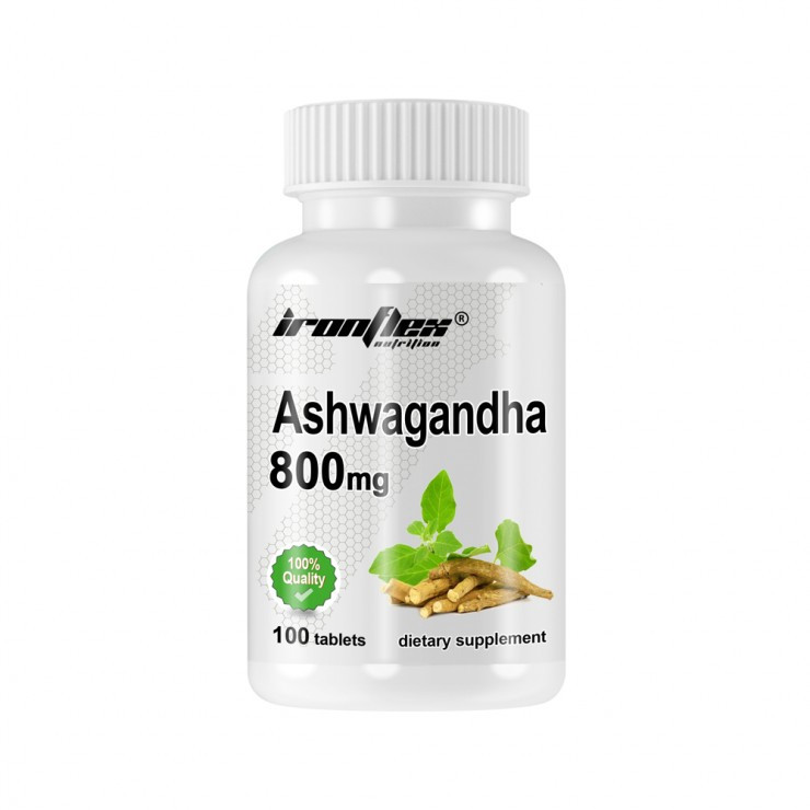 Экстракт ашваганды IronFlex Ashwagandha 800 mg 100 tabs Луцк - изображение 1