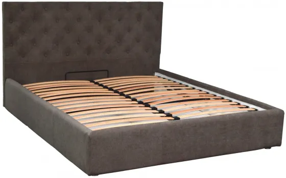 Ліжко Coventry Comfort 120 х 200 см Miss 08 З підйомним механізмом та нішою для білизни Темно-сірий Київ