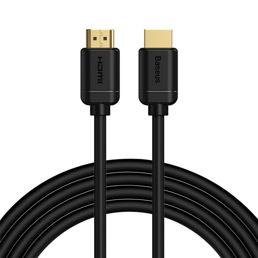 Кабель Baseus high definition Series HDMI To HDMI Adapter Cable 1m Black Київ - фото 1