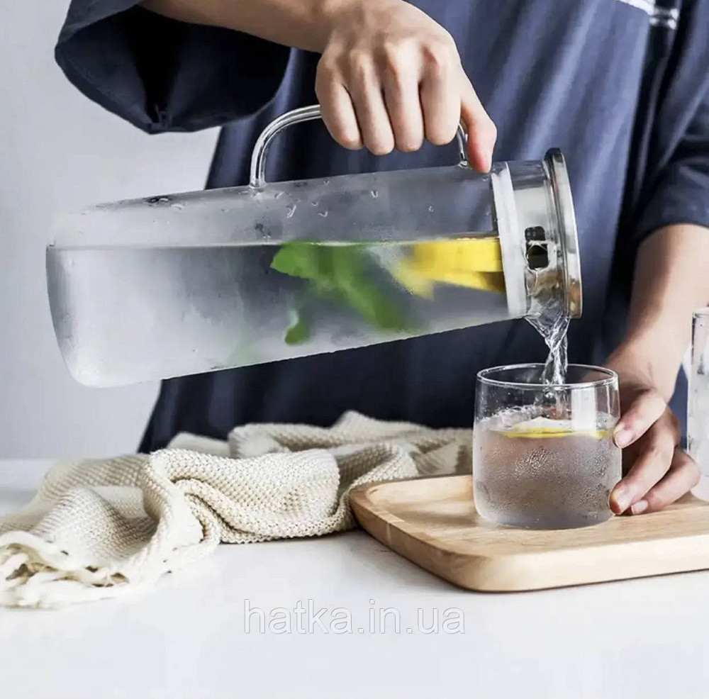 Глечик "Фреш" 1200 мл для напоїв прозорий Київ - фото 1