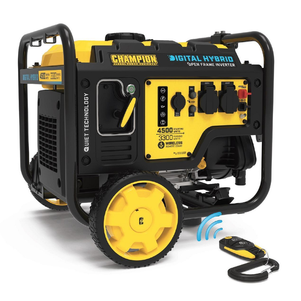 C4500iE CHAMPION ІНВЕРТОРНИЙ ГЕНЕРАТОР ВІДКРИТОГО ТИПУ 4500Вт ДИСТ. ЗАПУСК 500573-UA Киев - изображение 1