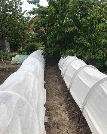 Парник 10 м 60 плотность дуговой арочный, теплица из агроволокна Shadow (парник для огурцов) Днепр