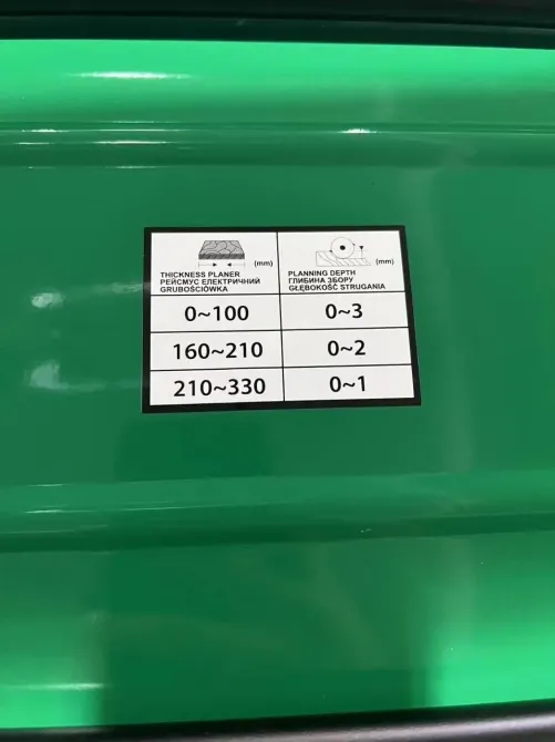 Рейсмус електричний TIREX TRTP330-21-2B,Професійний рейсмус 2 ножі на валу 2200 Вт,Настільні рейсмуси стругання: до 330 мм Львів - фото 9