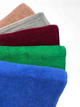 Махровий рушник Ideal Textile 70х140 см однотонний (56860538) синій Чернівці