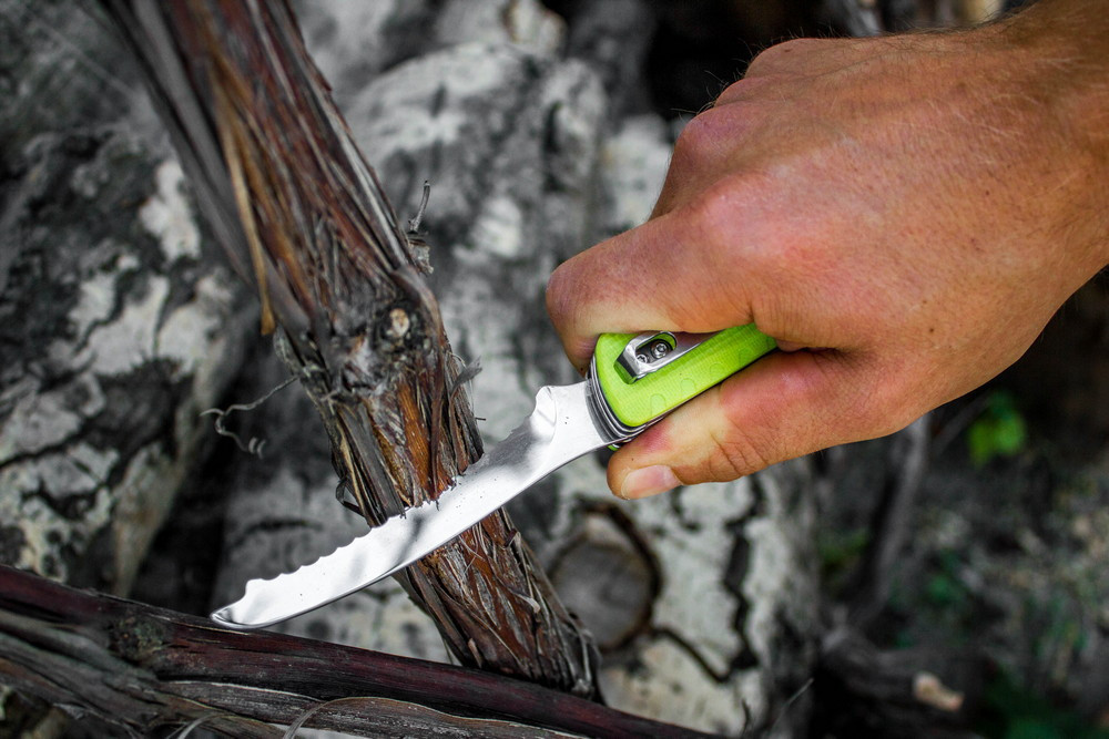 Багатофункціональний ніж Ruike Trekker LD43, (8.5 см) 12C27 / G10 зелений, 15 інстр. Київ - фото 9