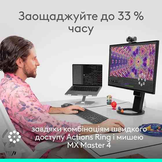 Миша Bluetooth Logitech MX Master 4 Graphite (910-007562) ( 25582 ) Харьков