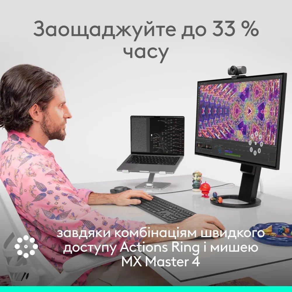Миша Bluetooth Logitech MX Master 4 Graphite (910-007562) ( 25582 ) Харьков - изображение 4