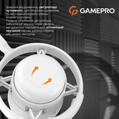 Мікрофон GamePro UGM105W White (UGM105W) Вінниця