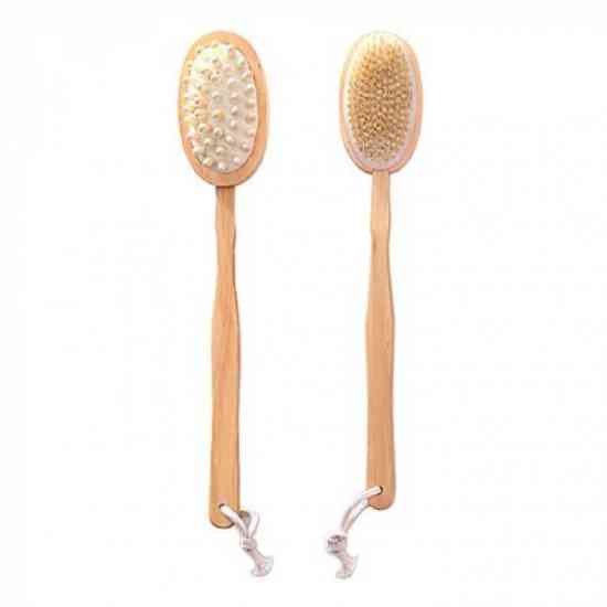 Щетка для душа с длинной ручкой масажная двухсторонняя Винница