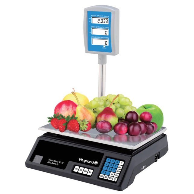 Ваги для магазину торгівлі ViLgrand, Торговельне обладнання ваги для магазинів продуктів TM-59 Івано-Франківськ - фото 1