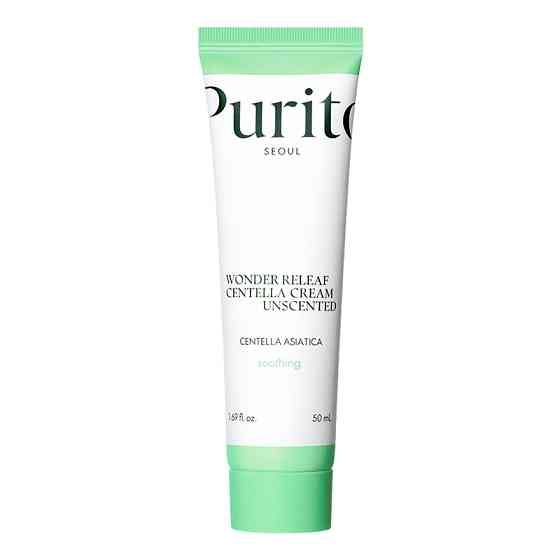 Крем із центелою без запаху Seoul Wonder Releaf Centella Cream Unscented PURITO 50 мл Київ