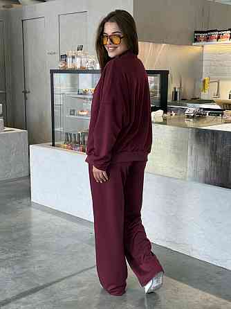 Женский костюм двойка Бордовый 46/48 Харьков