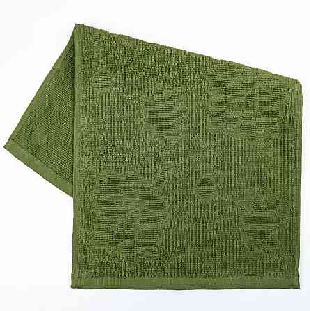 Кухонна жакардова серветка GM Textile 25х45 см 380 г/м2 (Зелений) Суми