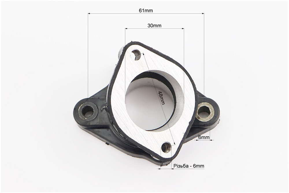 V200-F2 V250-F2 Патрубок карбюратора прогумований тип 1 Киев - изображение 3