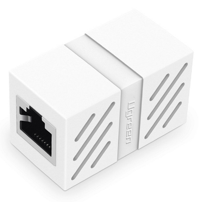 З'єднувач витої пари RJ45 Ugreen NW114 20311 (Білий) Миколаїв - фото 2