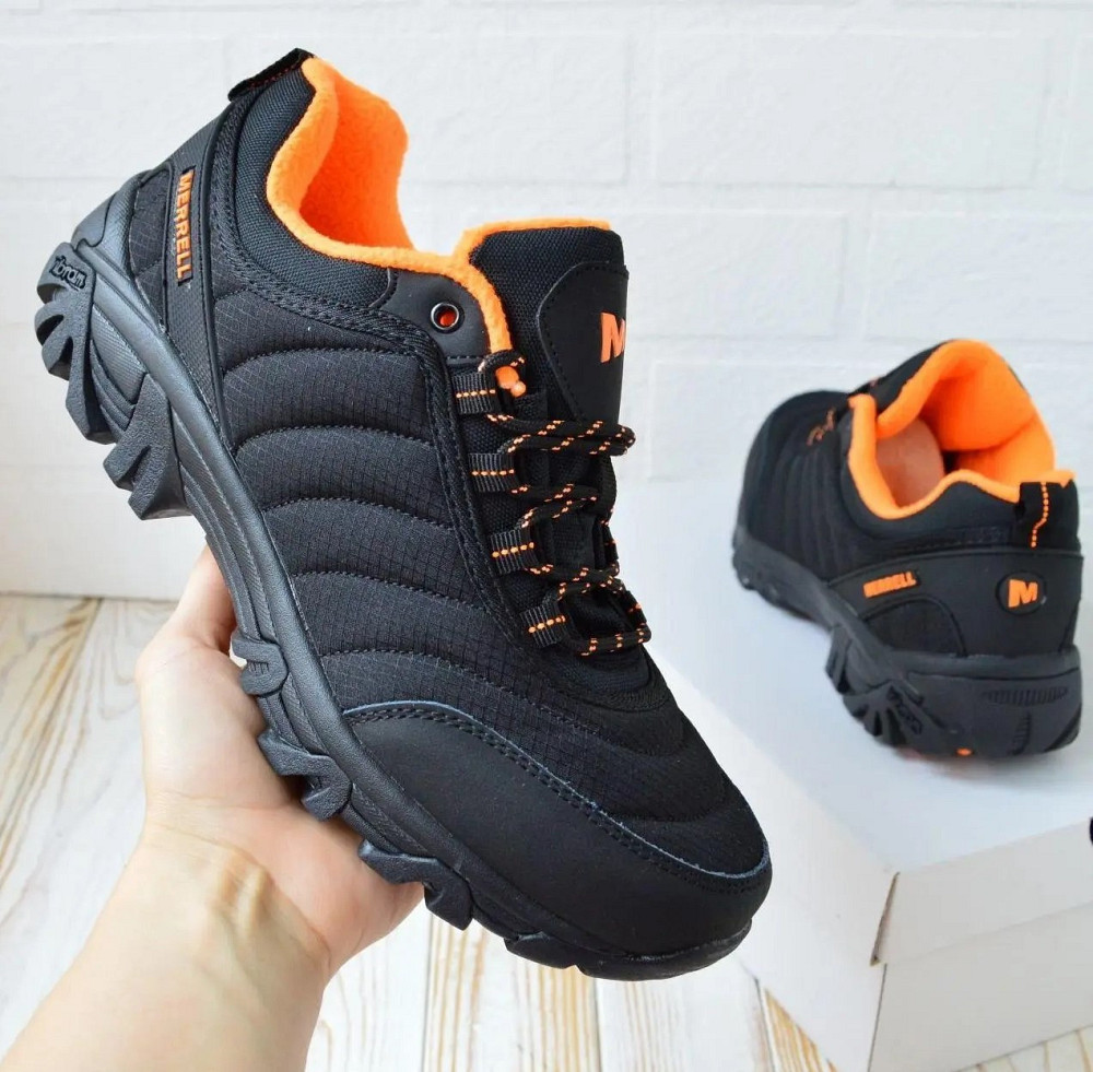 Кросівки MERRELL ТЕРМО Gore-Tex Чоловічі Жовтогарячі Мерелл Зимові Гортекс (розміри: 41,42) Дніпро - фото 1
