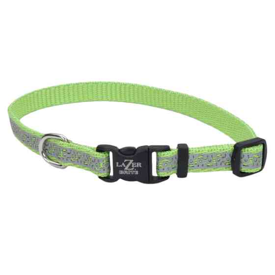 Coastal Lazer Brite Reflective Collar КОСТАЛ ЛАЗЕР БРАЙТ светоотражающий ошейник для собак, 1х20-30см Киев