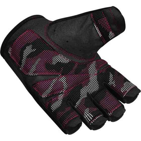 Рукавички для фітнесу RDX T2 Half Pink S Кам'янське