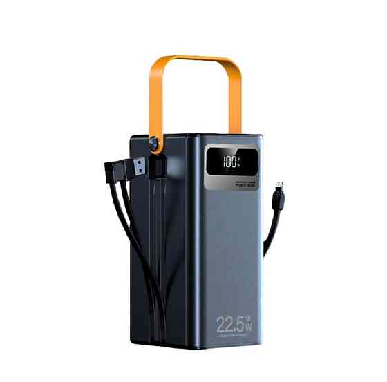 Внешний аккумулятор WUW Y106 （PD22.5W quick charge) 60000mAh Black Киев