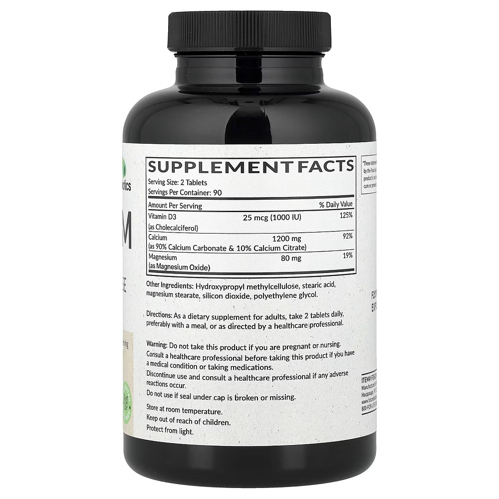 Calcium With Vitamin D3, Sustained Release, 180 Tablets Луцьк - фото 2