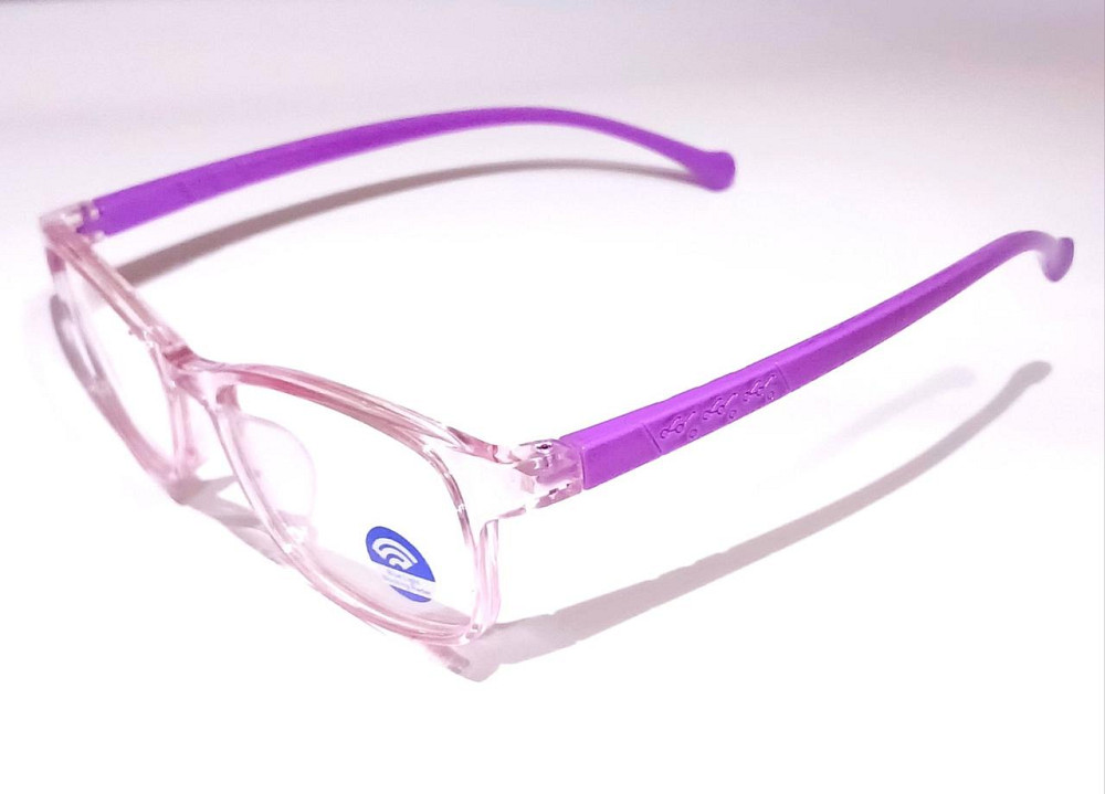 Детские компьютерные очки Happy фиолетовая оправа Луцк - изображение 2