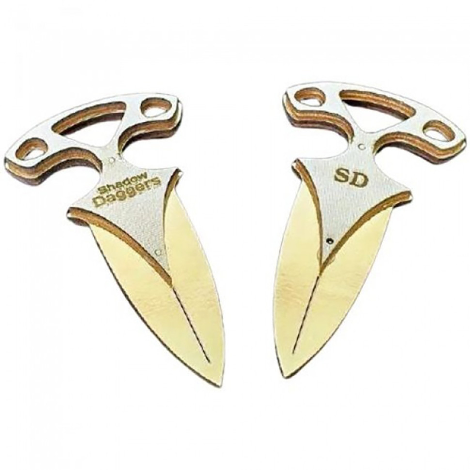 Комплект сувенірних дерев'яних ножів "ТИЧКОВИЙ GOLD" DAG-G Вінниця - фото 1