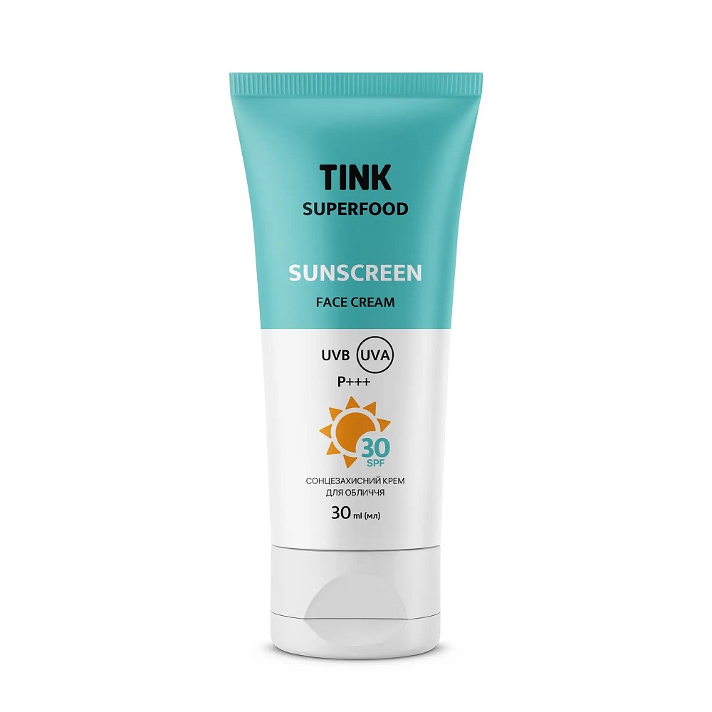 Солнцезащитный крем для лица SPF 30 Tink 30 мл Киев - изображение 1