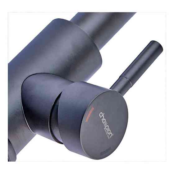 Змішувач для кухні з висувною лійкою Champion NEO-014 Black    ( CH0315 ) 39993 Харків