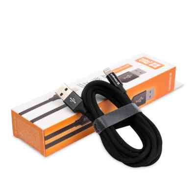 Дата кабель USB 2.0 AM to Lightning 2.0m black ColorWay (CW-CBUL007-BK) Винница