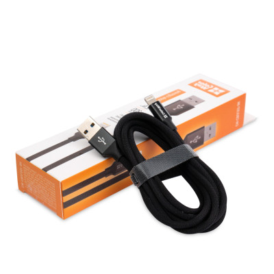 Дата кабель USB 2.0 AM to Lightning 2.0m black ColorWay (CW-CBUL007-BK) Винница - изображение 2