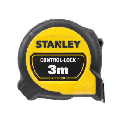 Рулетка Stanley CONTROL-LOCK, 3мх19мм, в прорезиненном корпусе,с двухсторонней шкалой (STHT37230-0) Винница - изображение 1