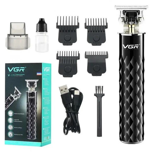 Перукарські машинки професійні, Машинка-тример 3 в 1 для стрижки волосся, Тример бездротовий VD-35 Івано-Франківськ - фото 9