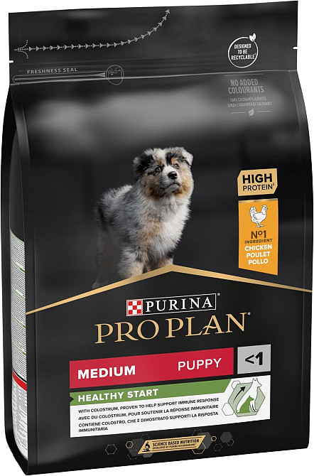 Сухий корм Pro Plan Medium Puppy Healthy Start для цуценят середніх порід з куркою 3 кг Вінниця - фото 1
