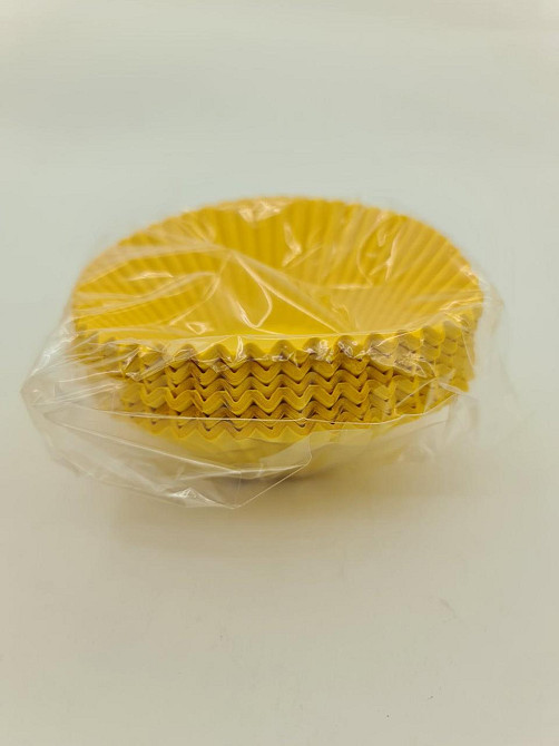 Тартолетка для чізкейк "Кругла жовта"D55 H42,5 (100шт)/140/ (1 уп.) Харків - фото 3