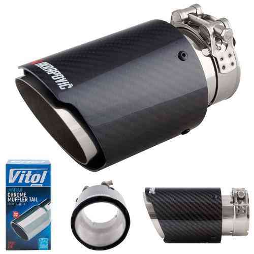 Глянцева насадка на глушник НГ-1142B, внутрішній діаметр 64 мм, довжина 165 мм, зовнішній діаметр 89 мм Харків