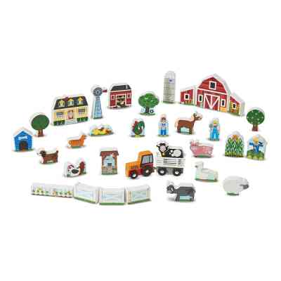 Игровой набор Melissa&Doug деревянный "Ферма и трактор" (MD14800) Винница