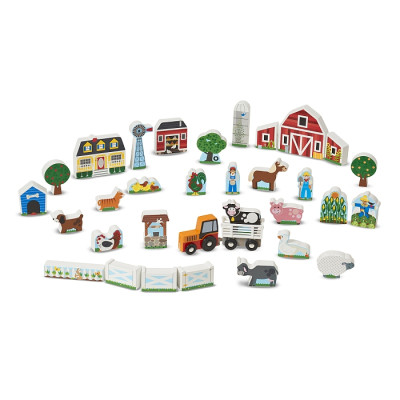 Ігровий набір Melissa&amp;Doug дерев'яний "Ферма і трактор" (MD14800) Вінниця - фото 4
