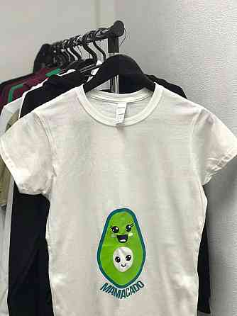 Женская футболка для будущей мамы. Футболка для беременной 