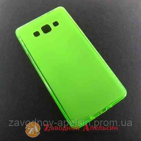 Samsung A7 A700 чохол сліліконовий Cover green Одеса