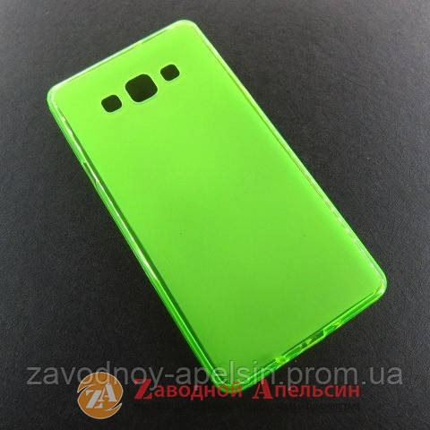 Samsung A7 A700 чохол сліліконовий Cover green Одеса - фото 1