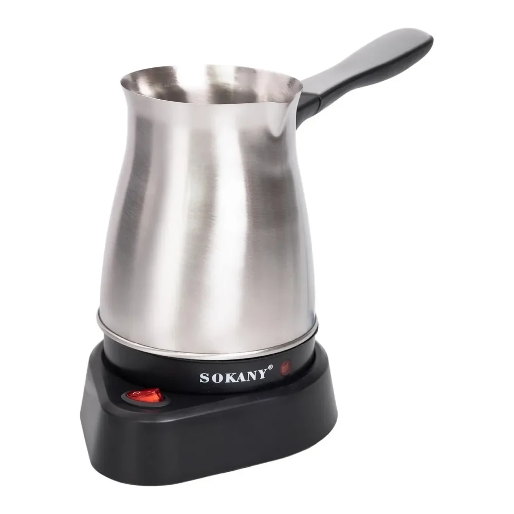 Sokany SK-214 кавоварка-турка, компактна, потужна, 5 чашок, легке очищення, живлення 220-240 В Одеса - фото 6