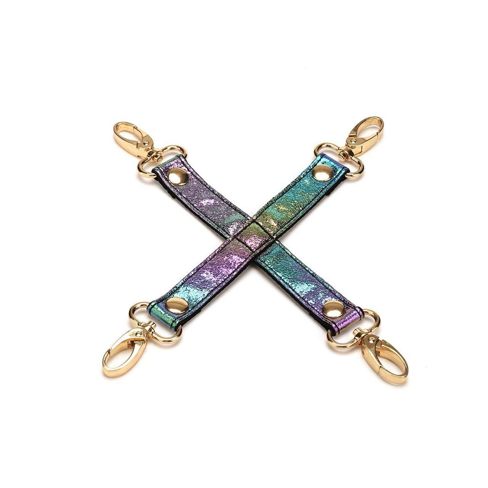 БДСМ-набір Liebe Seele Vivid Rainbow 8 Pieces Set, 8 аксесуарів, екошкіра на оксамитовій основі Sex Aura Київ - фото 7