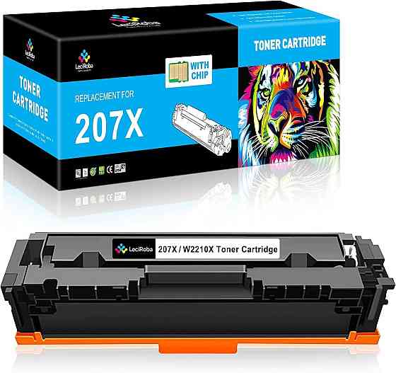Тонер LeciRoba 207X черный (с чипом) для HP W2210X W2212X W2213X W2210A W2212A W2213A 207X 207A, HP Color Laserjet Pro MFP-M283fdw Днепр
