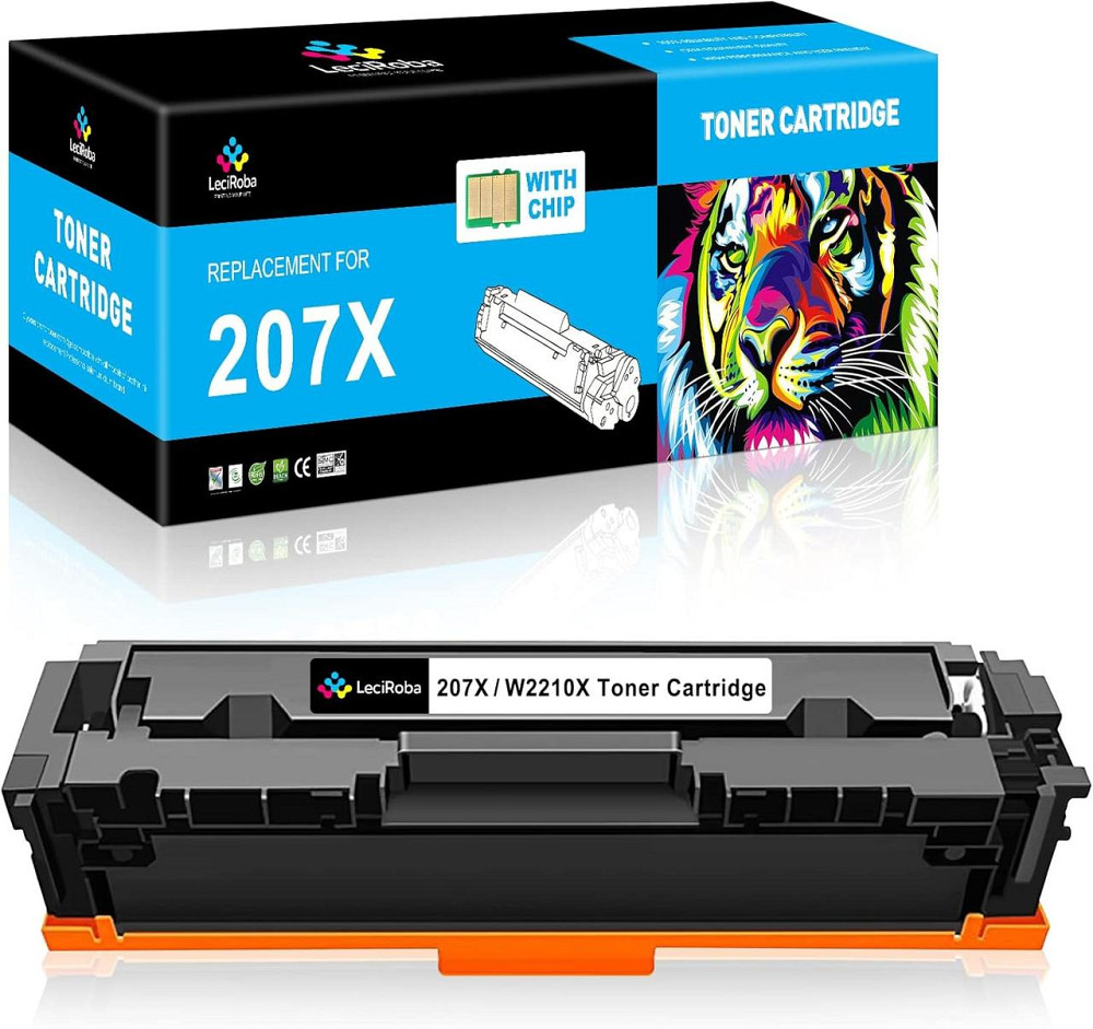 Тонер LeciRoba 207X черный (с чипом) для HP W2210X W2212X W2213X W2210A W2212A W2213A 207X 207A, HP Color Laserjet Pro MFP-M283fdw Днепр - изображение 1