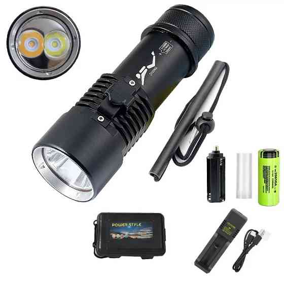 Підводний ліхтар Police 8774 T6 4000 лм Чорний Київ